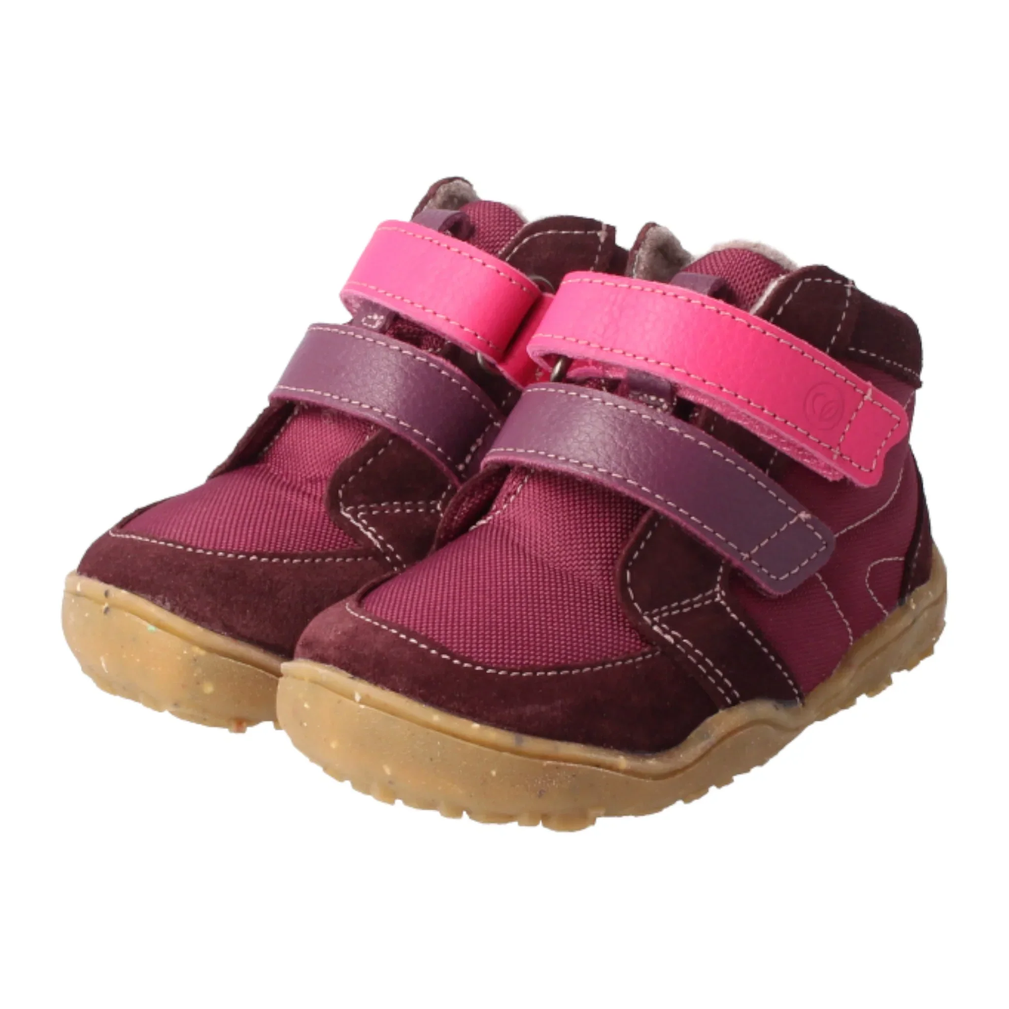bLIFESTYLE biberSTYLE TEX pflaume - Bio-Leder Textil Kinderschuhe mit Wollvlies – Bild 5