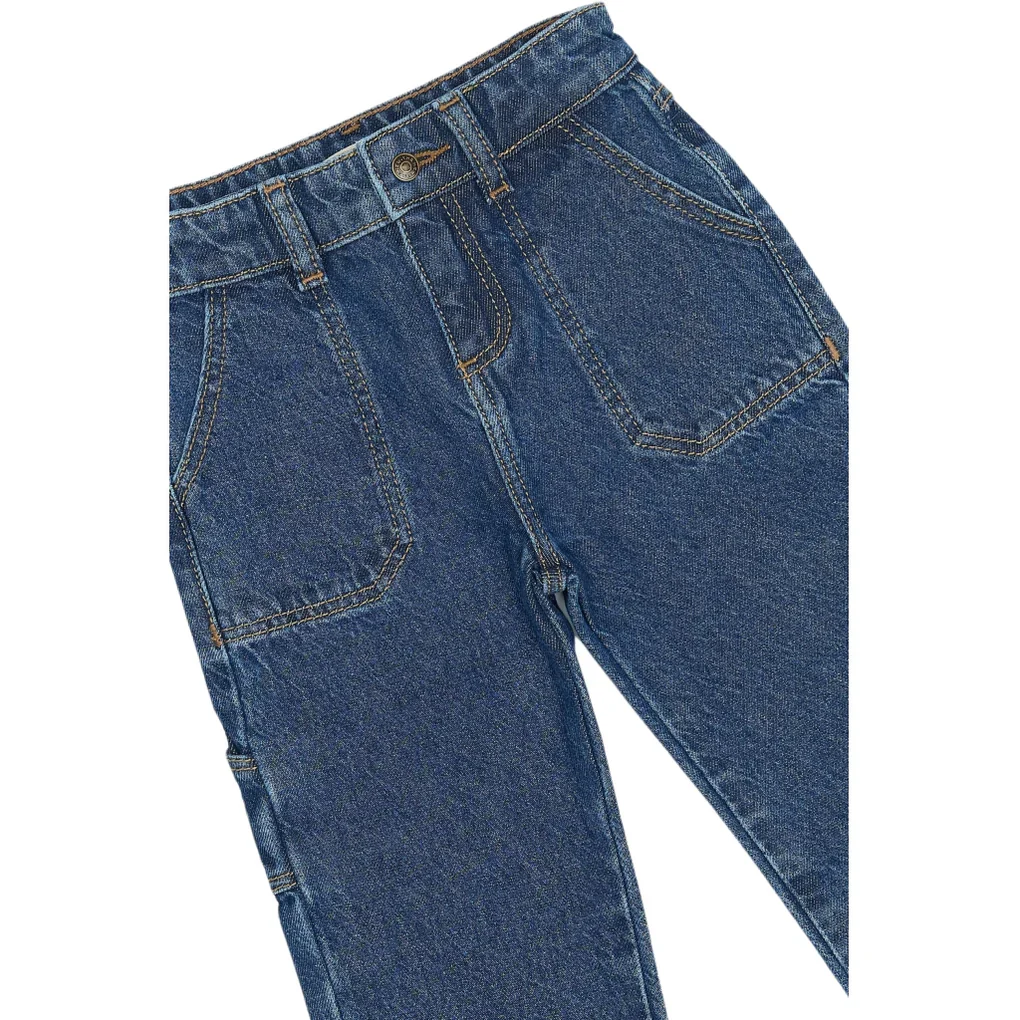 The NEW Siblings Parker Worker Jeans – Blue Denim – Bild 4